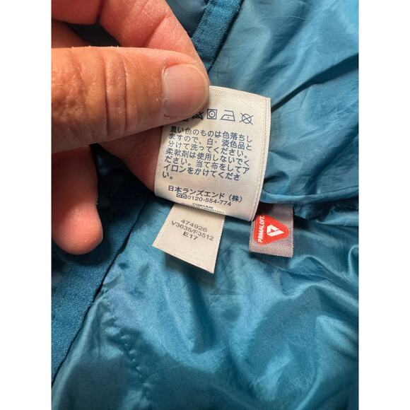 Land's End quilted Jacket/Coat, SP, SMALL PETITE, Teal/Blue Green - Picture 7 of 8